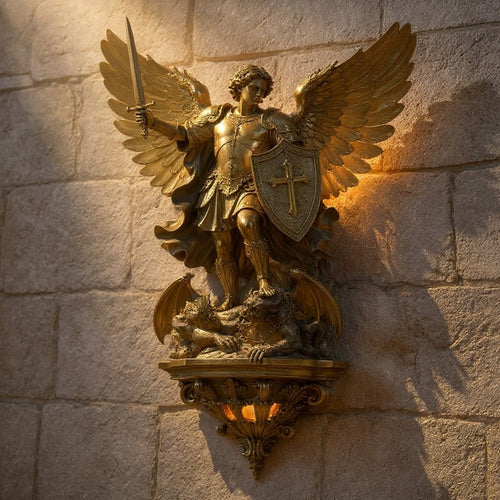 CelestialGuard – Ärkeängeln Michael LED-vägglampa