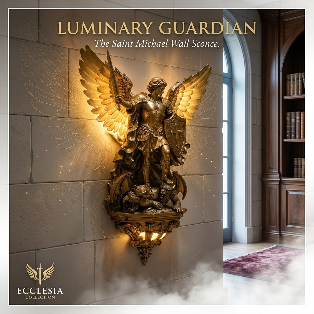 CelestialGuard – Ärkeängeln Michael LED-vägglampa