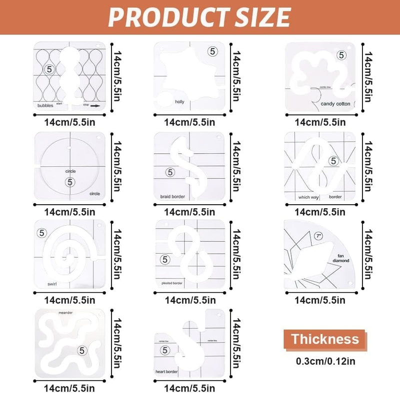 StitchGuide – Linjaler för frihandskläder