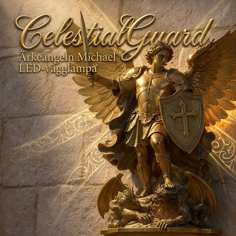 CelestialGuard – Ärkeängeln Michael LED-vägglampa