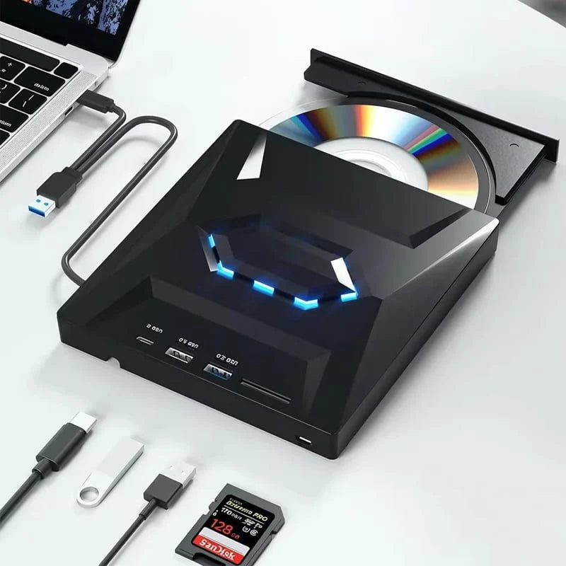 UltraRead | 7-i-1 USB Blu-ray- och DVD-spelare