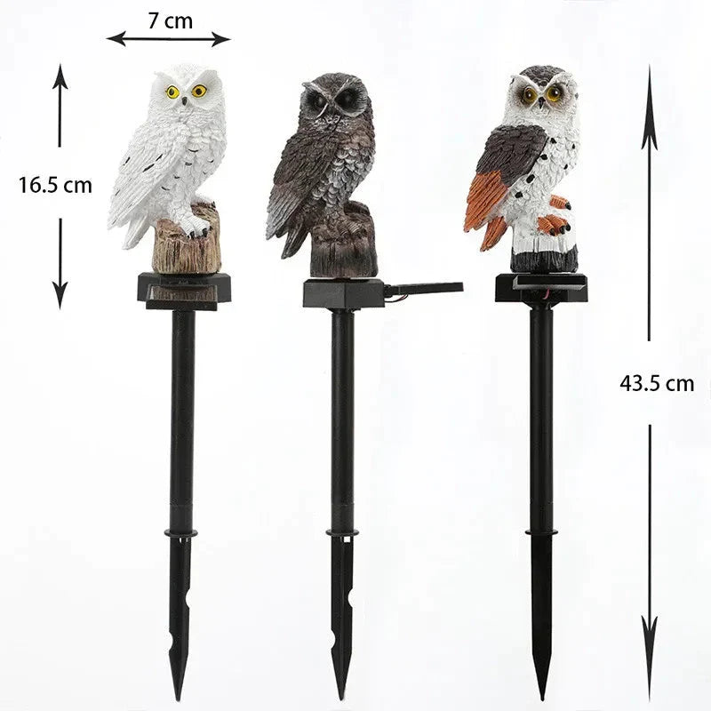OwlGuard – Solcellsdriven LED-trädgårdsbelysning