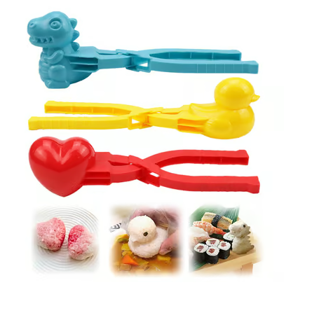 KawaiiBite - Söt Sushi & Onigiri Form Set