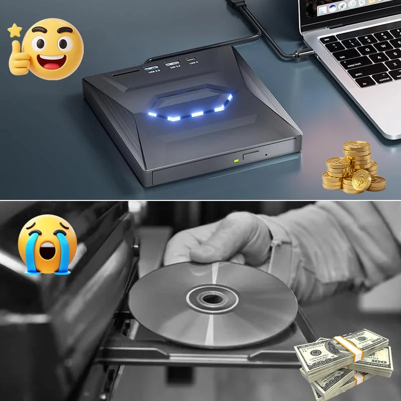 UltraRead | 7-i-1 USB Blu-ray- och DVD-spelare