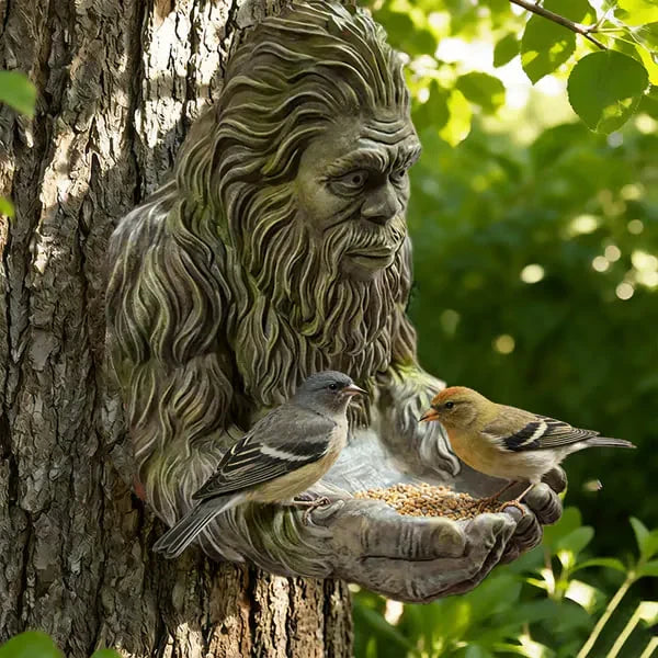 SasquaFeeder – Fågelmatare med Bigfoot-tema