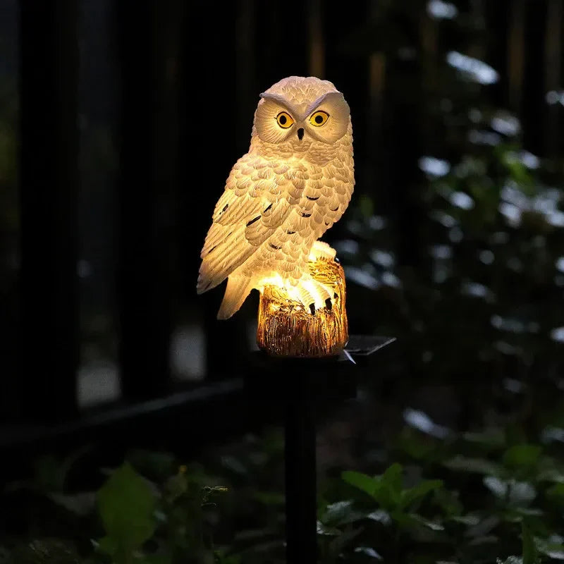 OwlGuard – Solcellsdriven LED-trädgårdsbelysning