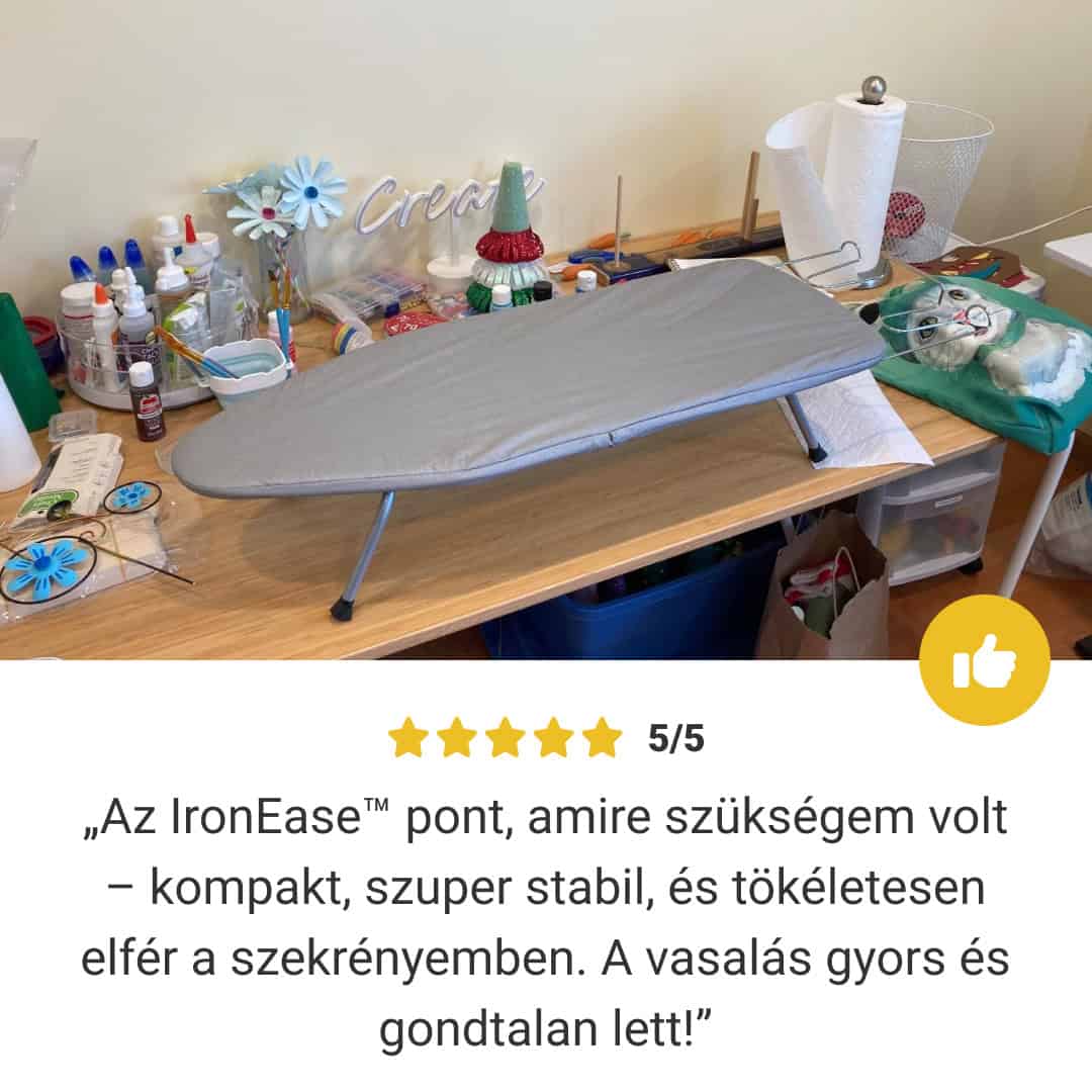 QuickIron - Bärbar strykbräda för lägenheter och resor