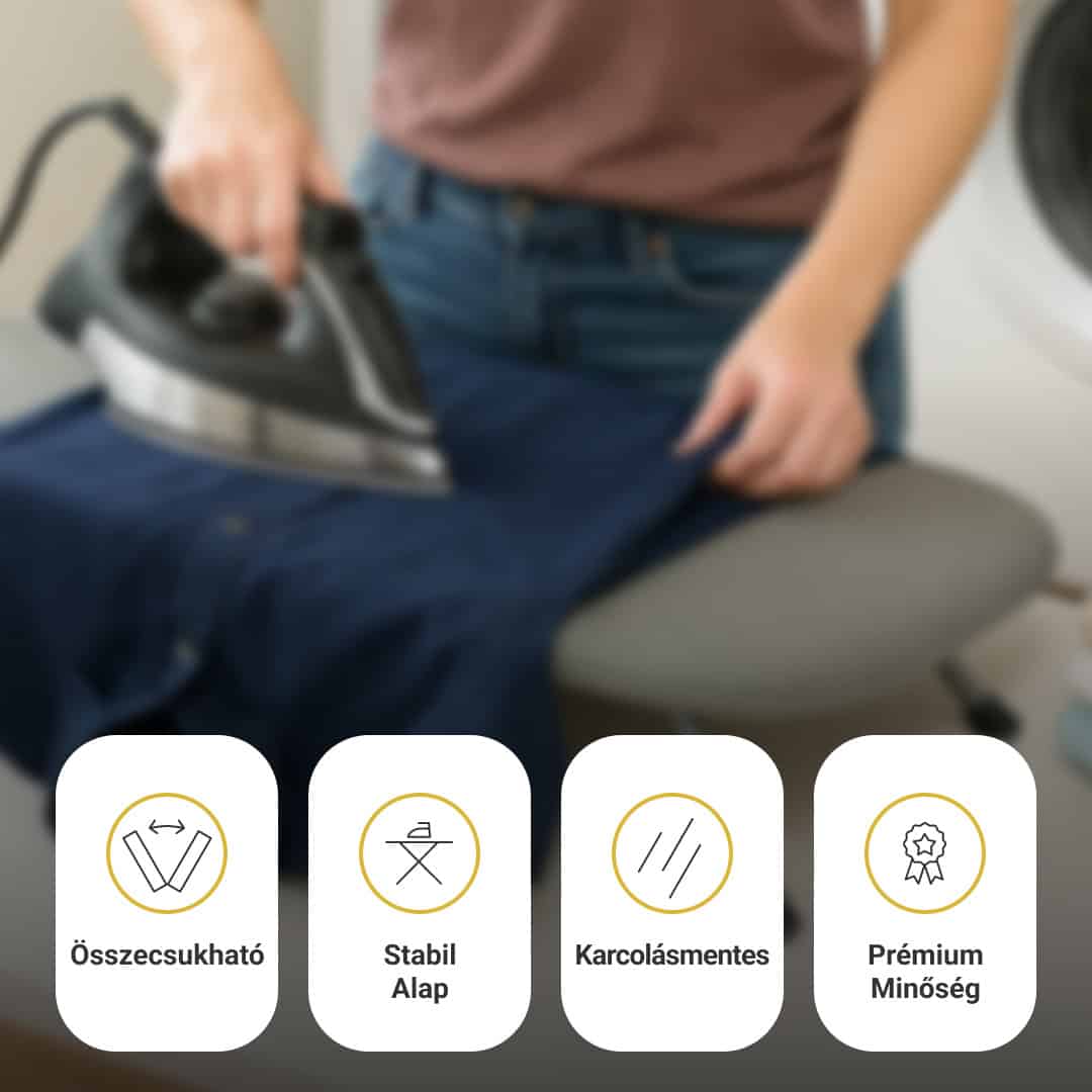 QuickIron - Bärbar strykbräda för lägenheter och resor
