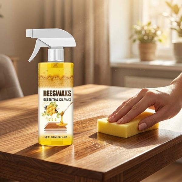 WoodAura – Naturlig bivax golvglansspray