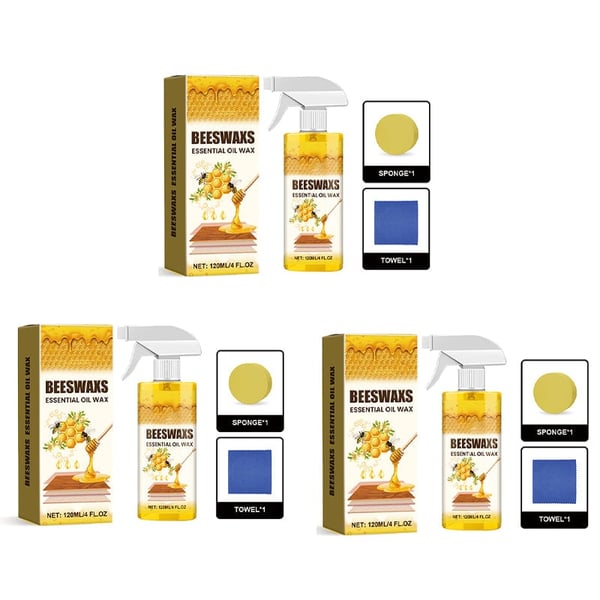 WoodAura – Naturlig bivax golvglansspray