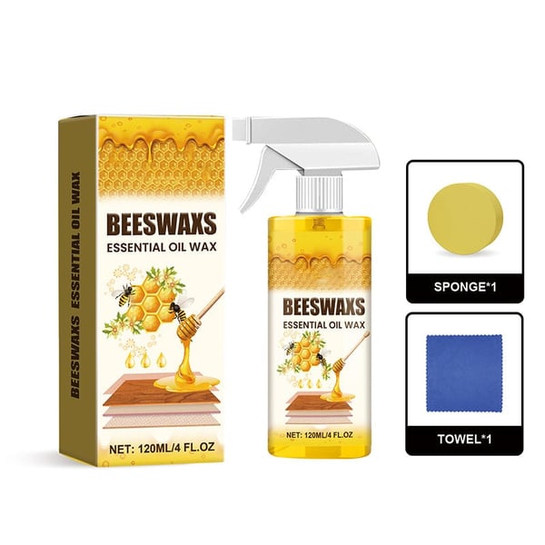 WoodAura – Naturlig bivax golvglansspray
