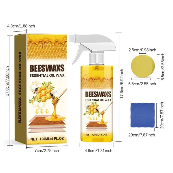 WoodAura – Naturlig bivax golvglansspray